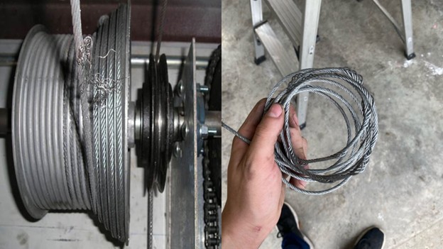 Garage Door Cable Installation