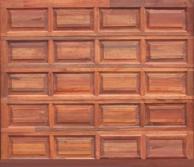 Single 20 Panel Wooden Garage Door