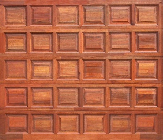 Single 30 Panel Wooden Garage Door